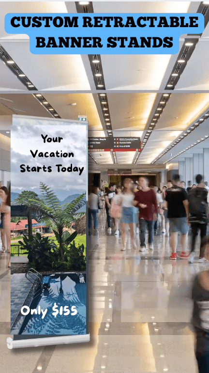 custom retractable banner stands